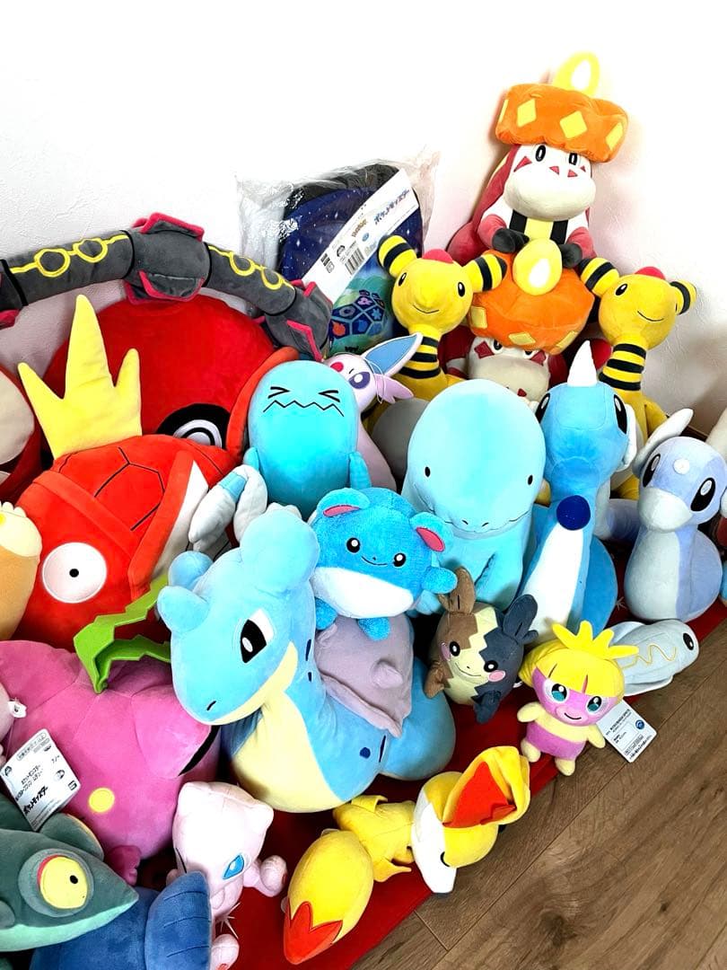 ポケモン　ぬいぐるみ　まとめ売り39個　ポケモン30体以上　バック2個