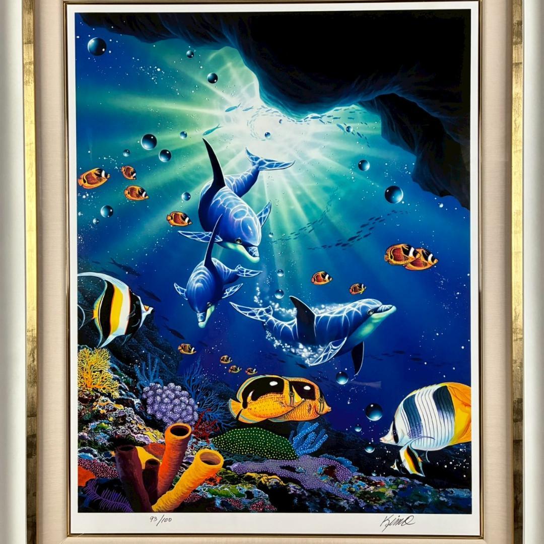 美品 キモ KIMO「ブリリアントデイ」シルクスクリーン 大作 保証書・サイン有