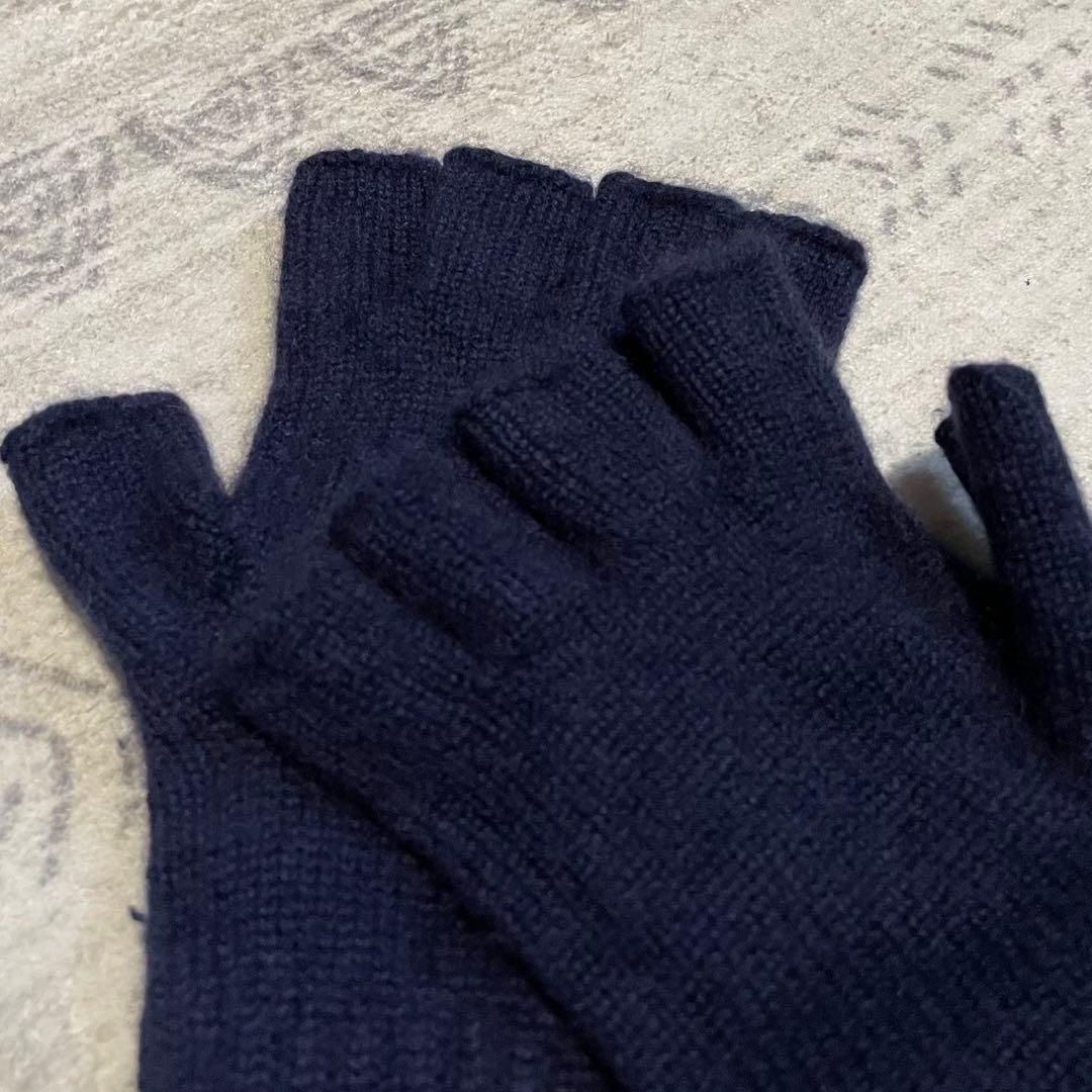 Johnstons of Elgin カシミヤ フィンガーレス 手袋 グローブ