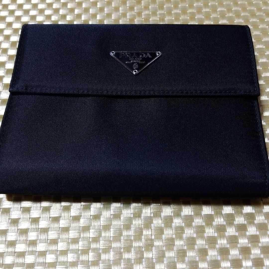 【クラシック】PRADA　プラダ　3つ折り財布　ブラック　ケース付き　新品未使用