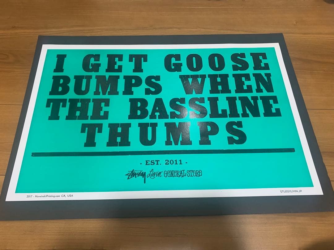 stussy livin' general store ポスター　ステューシー