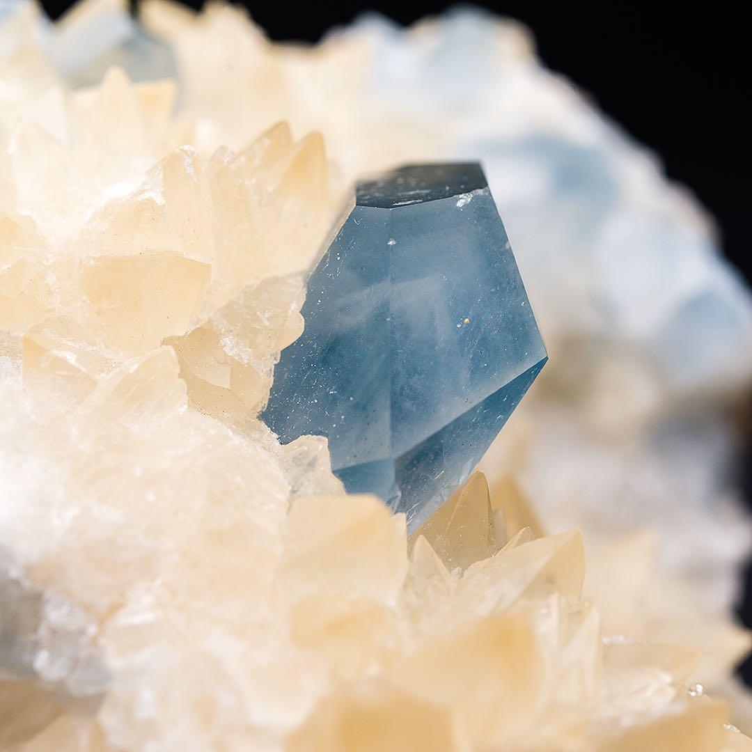 アフガニスタン 天青石 天然石 原石 鉱物標本 鉱石 1962 セレスタイン