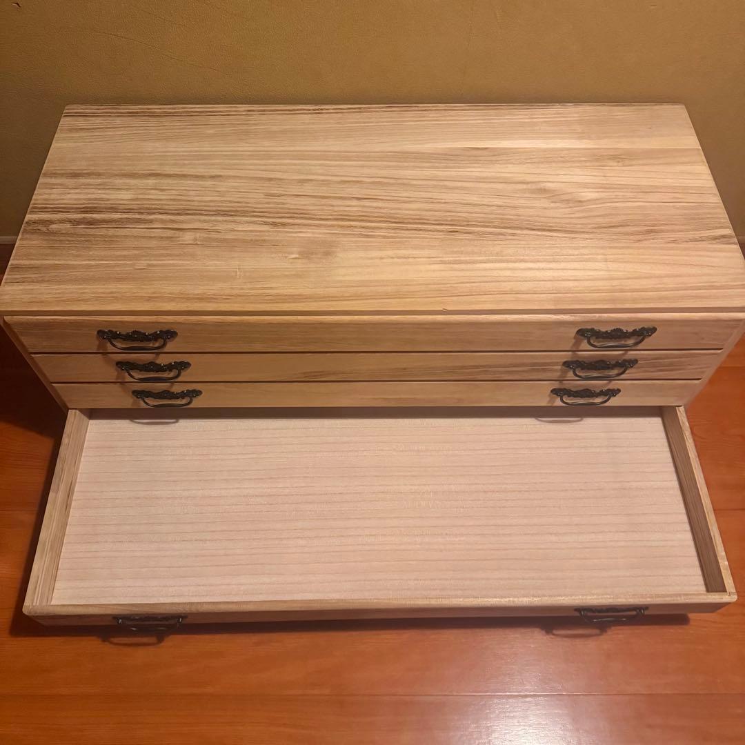 【訳あり】総桐箪笥｜防湿・防虫　和モダン　収納 レトロ タンス 5段