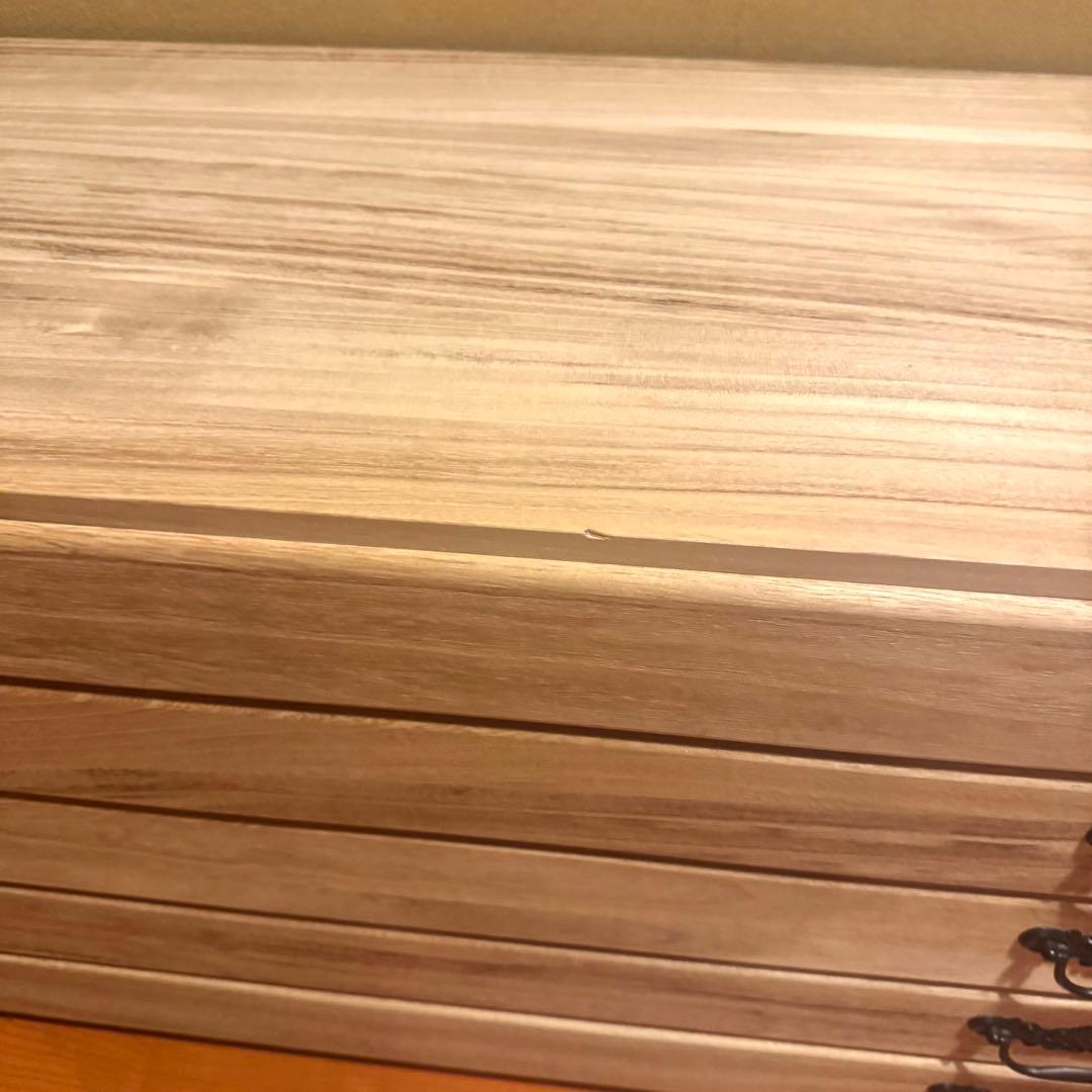 【訳あり】総桐箪笥｜防湿・防虫　和モダン　収納 レトロ タンス 5段