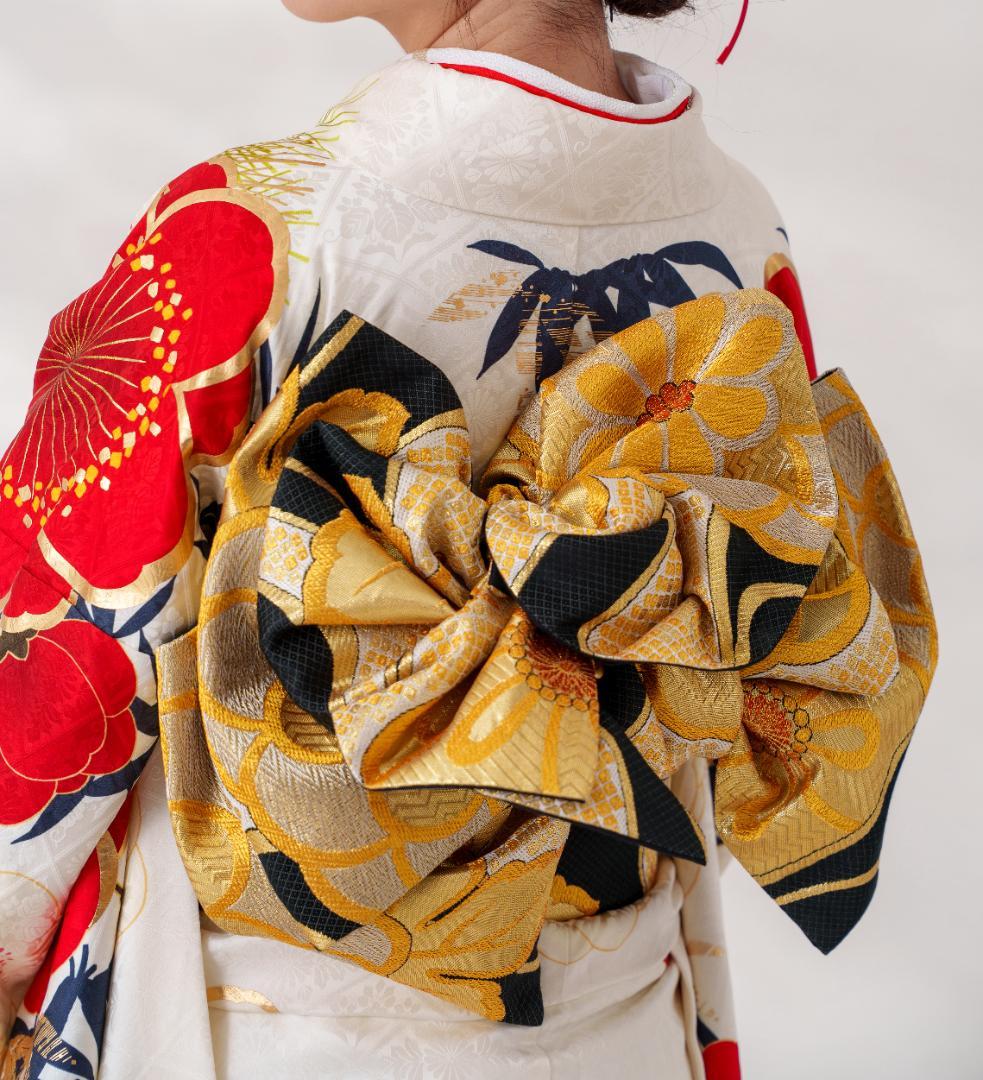 ≪美品≫正絹　振袖９点フルセット【663】【150cm~160cmの方用】