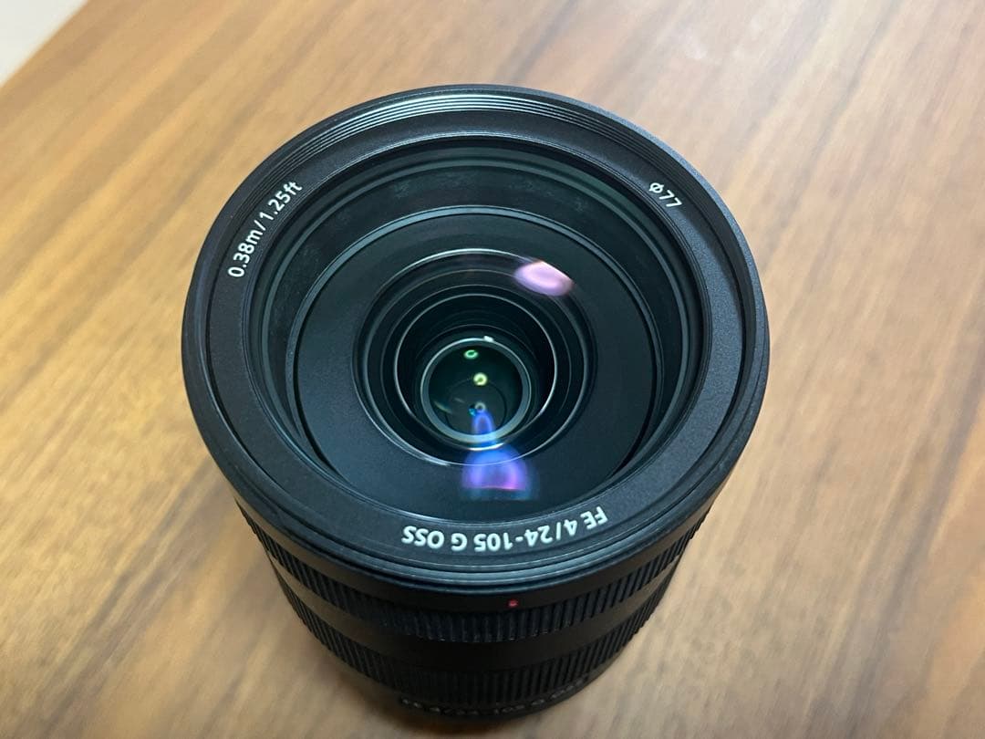 SONYレンズ　FE24-105mm F4 G OSS［UVフィルター付き］