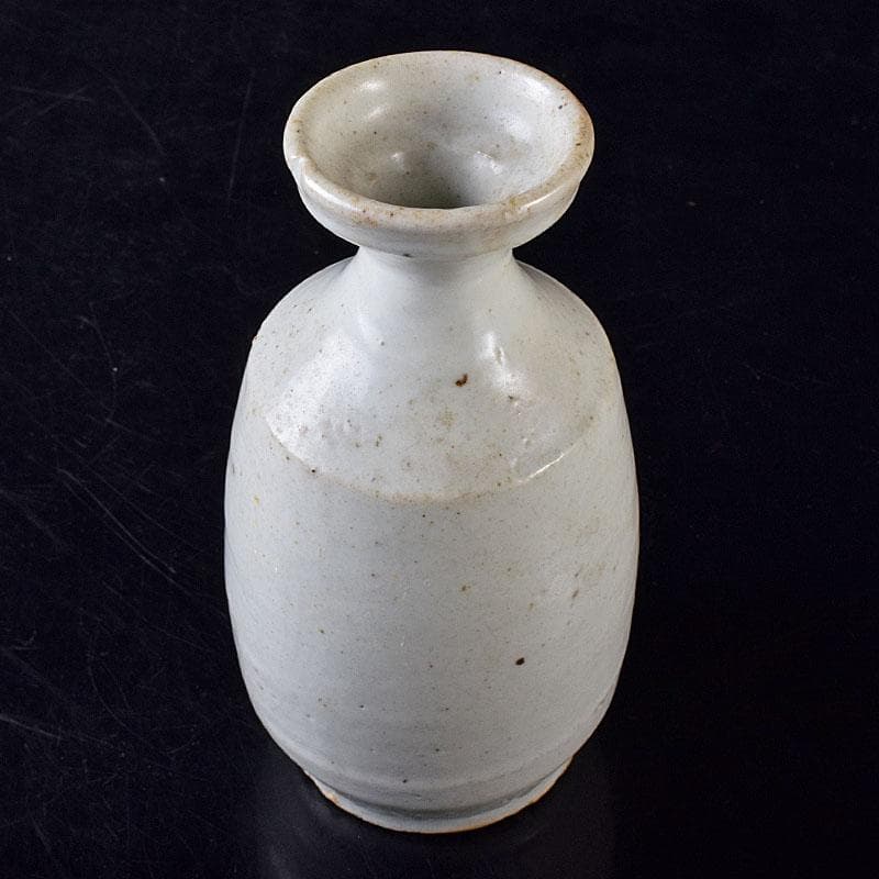 朝鮮美術　李朝　高麗白磁　徳利　D　R8378