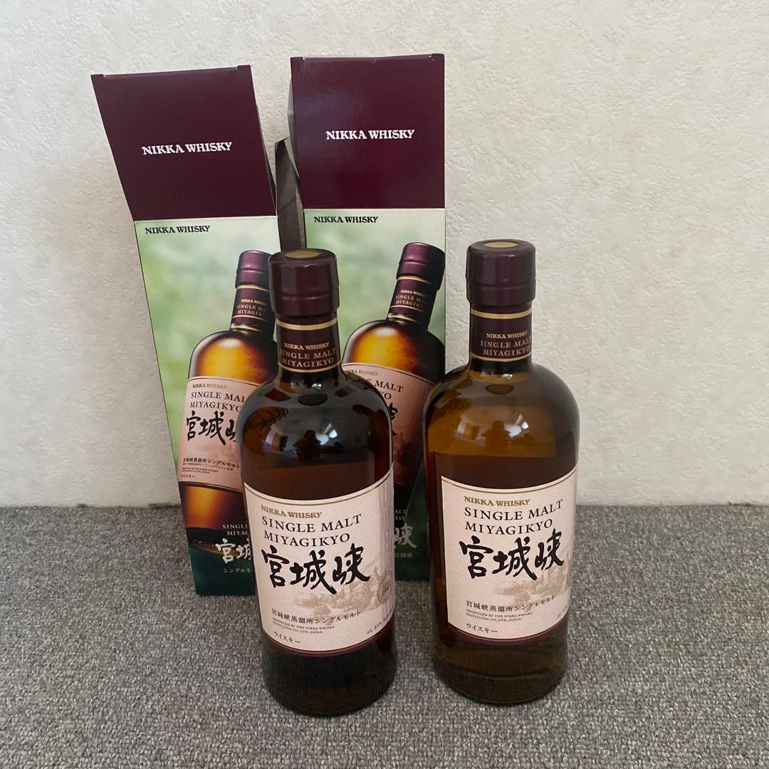 宮城峡　700ml 箱入り2本正規品　大丸百貨店購入