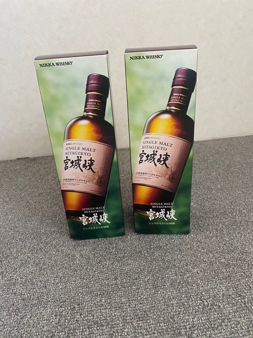 宮城峡　700ml 箱入り2本正規品　大丸百貨店購入