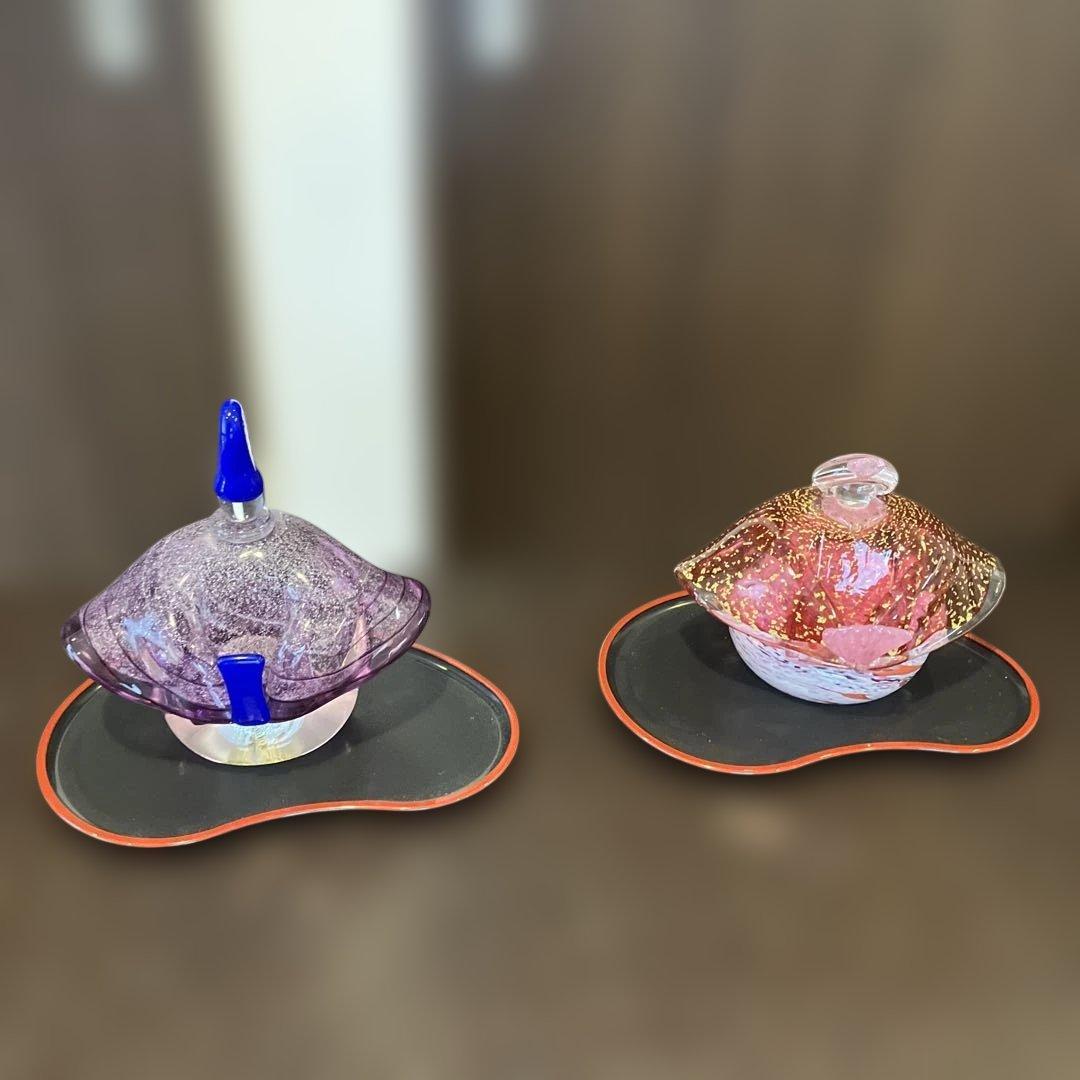 硝子細工雛人形