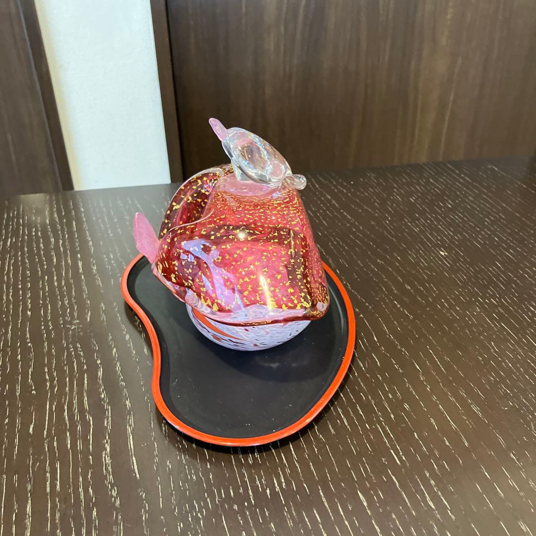 硝子細工雛人形