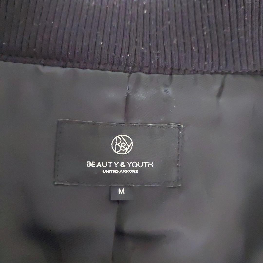 BEAUTY&YOUTH シングルライダース レザージャケット Mサイズ