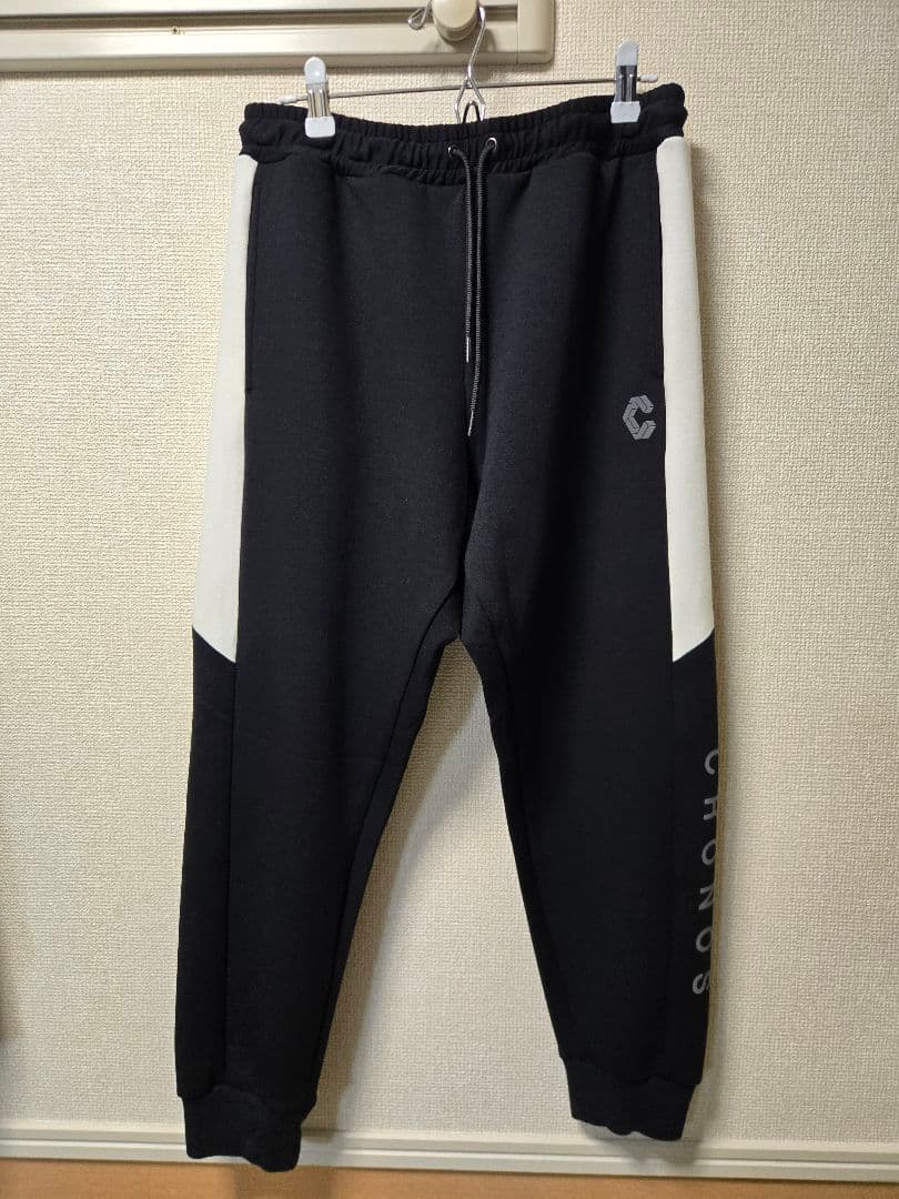 CRONOSクロノス スウェットパーカー＆パンツ セットアップ ブラック Ｍ