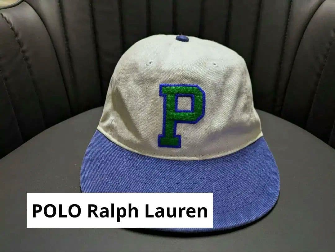 ★未使用★POLO Ralph Lauren Pロゴキャップ ポロラルフローレン