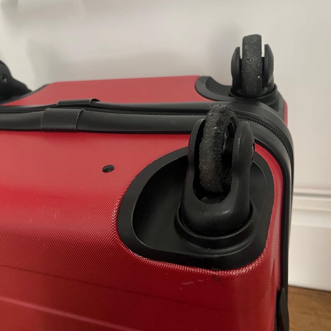 無印良品 キャリーケース スーツケース 36Lくらい 赤 機内持ち込みサイズ