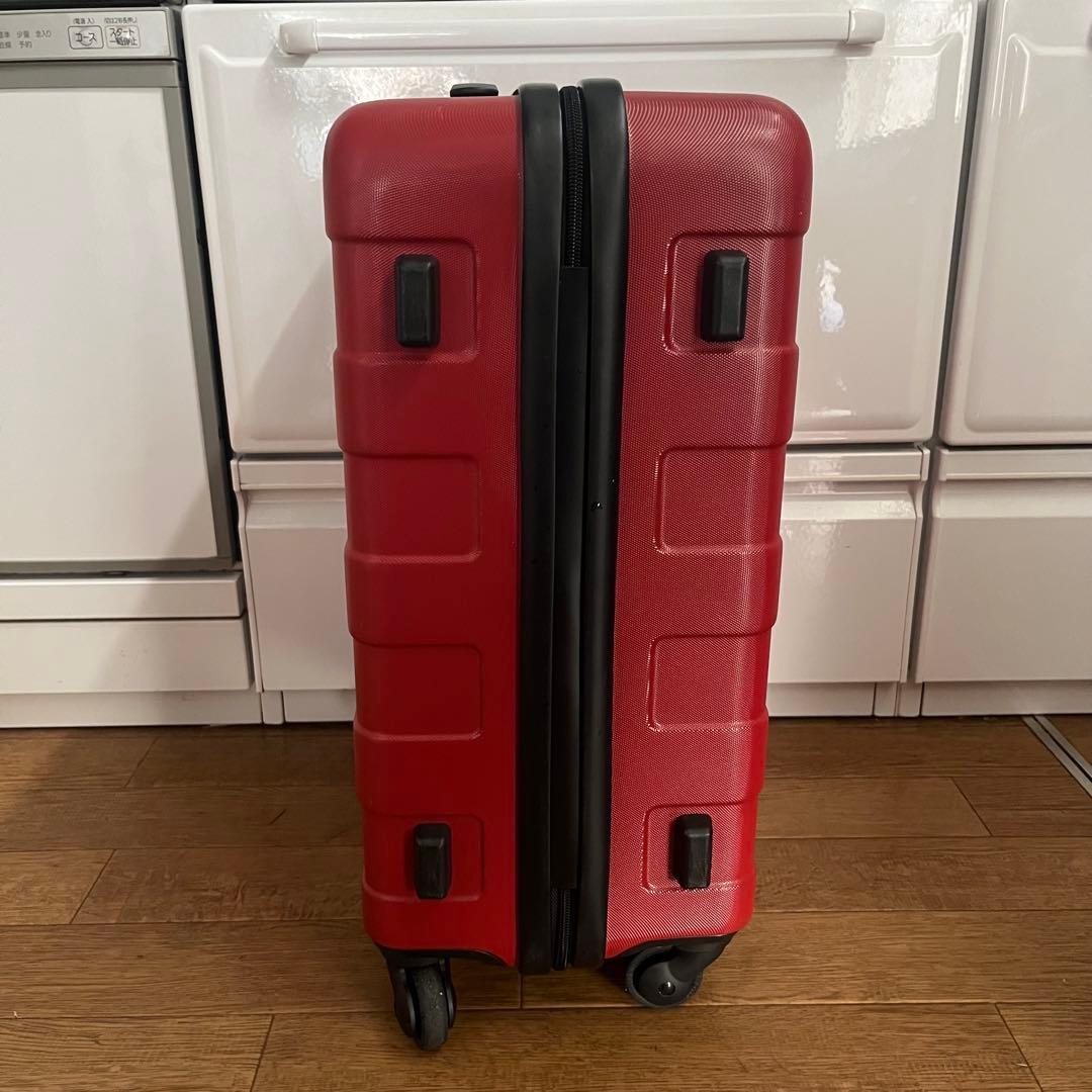 無印良品 キャリーケース スーツケース 36Lくらい 赤 機内持ち込みサイズ