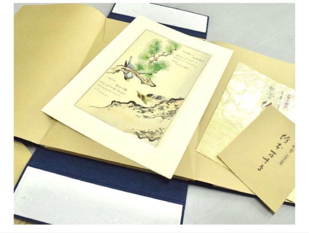 早い者勝ち　15点 画集 喜多川歌麿『絵本百千鳥』全揃い手摺木版画紙箱