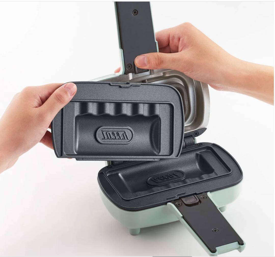 ★超美品★トフィー★ハーフホットサンドメーカープレート交換式2way★K-HS5