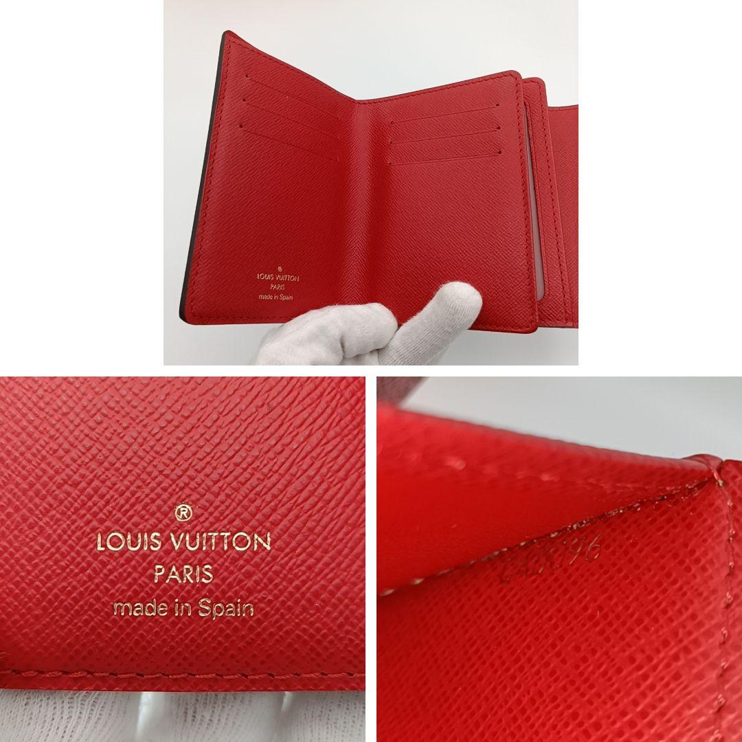 ルイヴィトン　ダミエエベヌ ポルトフォイユ コアラ　三つ折り財布　ゴールド金具