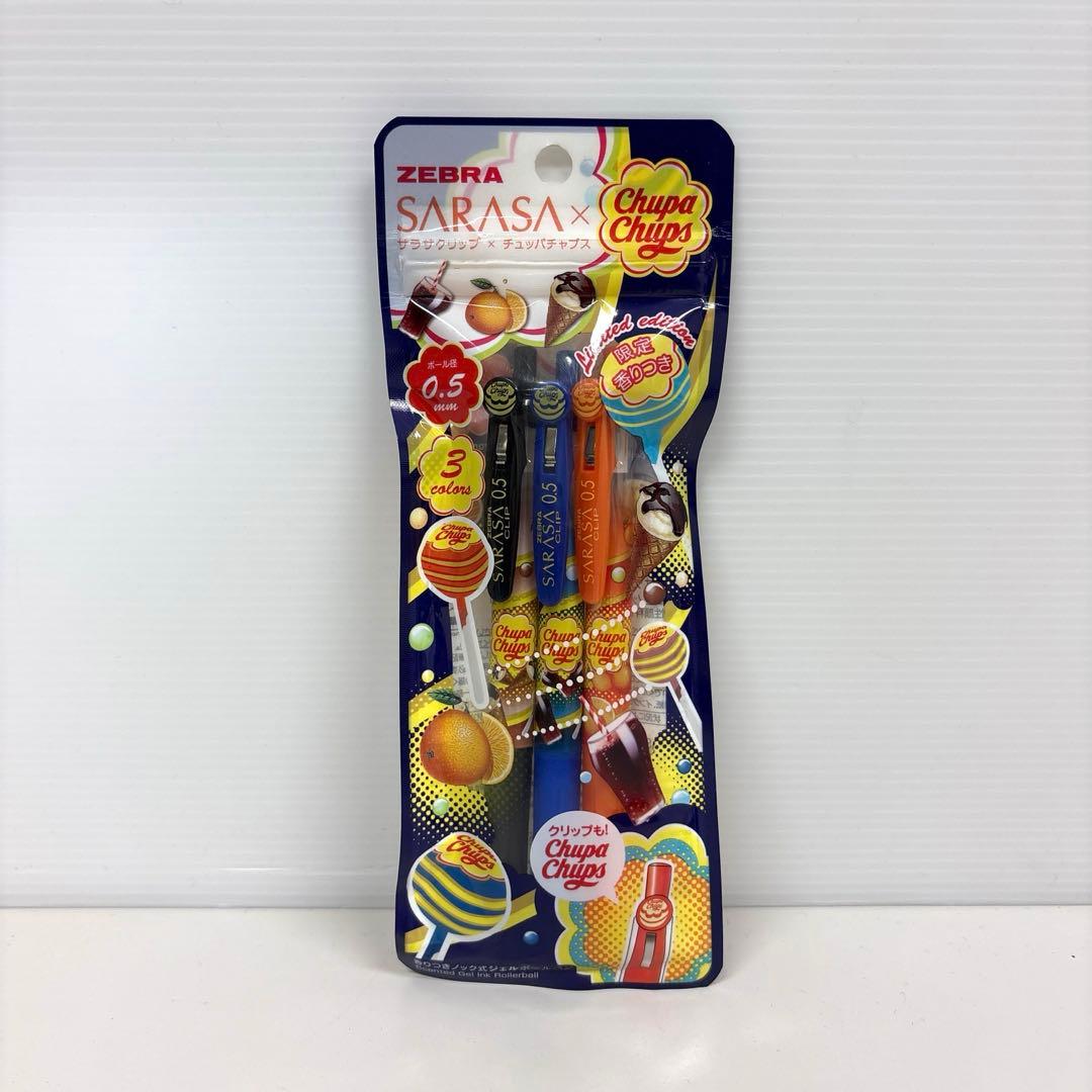 ゼブラ サラサクリップ×チュッパチャプス 3色セット