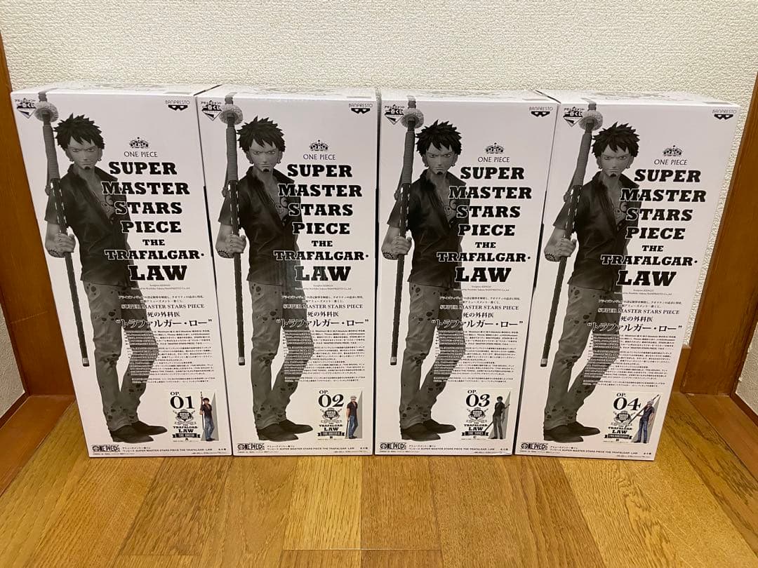 ONE PIECE トラファルガー・ロー フィギュア 4体セット