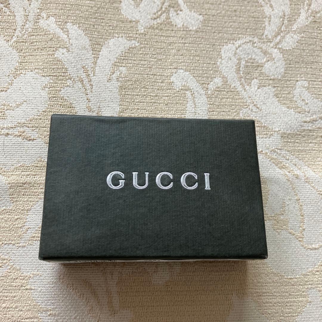 ひまわりです。未使用品❗️GUCCI ブラックレザーキーケース希少