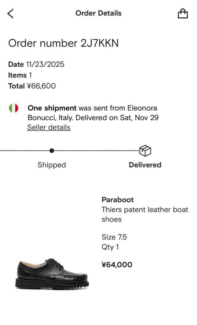 靴 PARABOOT Thiers/Sport