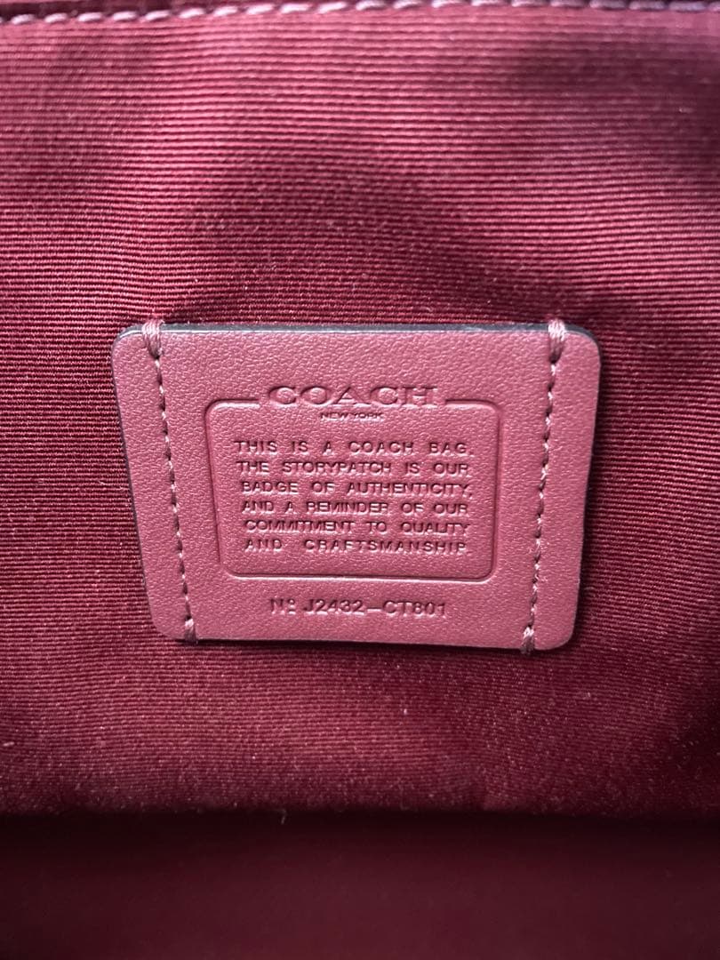 COACH シティ　バケット　バッグ　黒