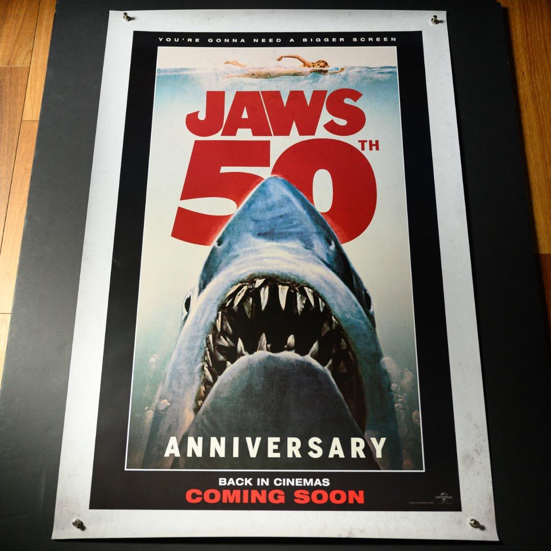 【映画館用両面ポスター】ジョーズ / Jaws 50th Anniversary