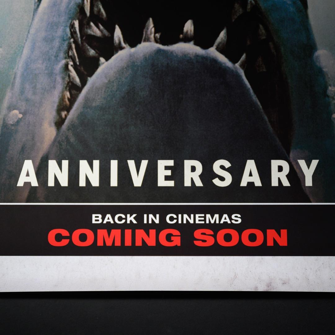 【映画館用両面ポスター】ジョーズ / Jaws 50th Anniversary