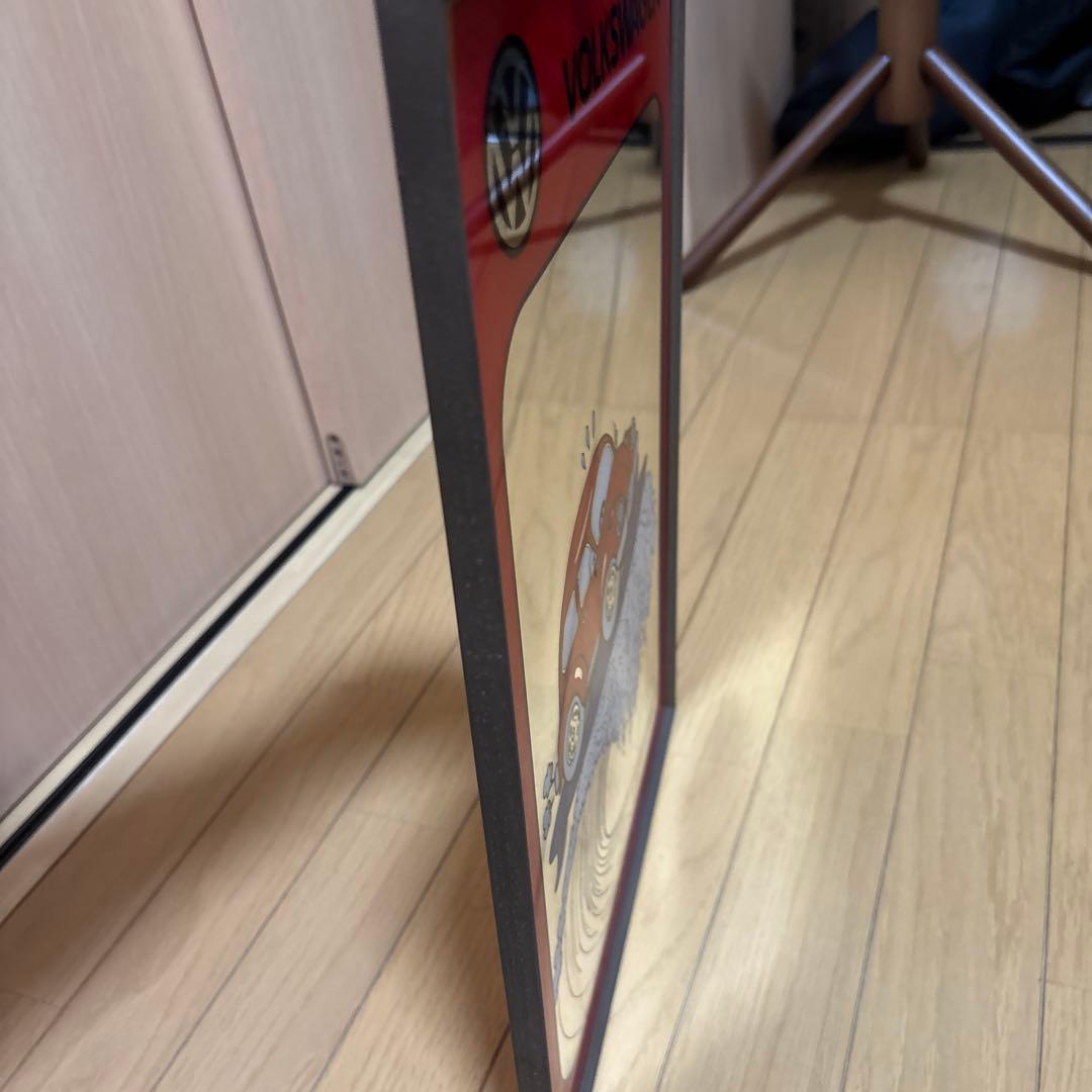 希少⭐️Volkswagen ビートル パブミラー　鏡　レトロ