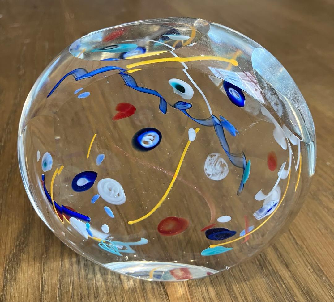 ヴィンテージ　ガラス　オブジェ　置物