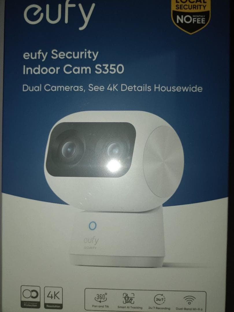 Anker Eufy Security IndoorCam S350 防犯カメラ