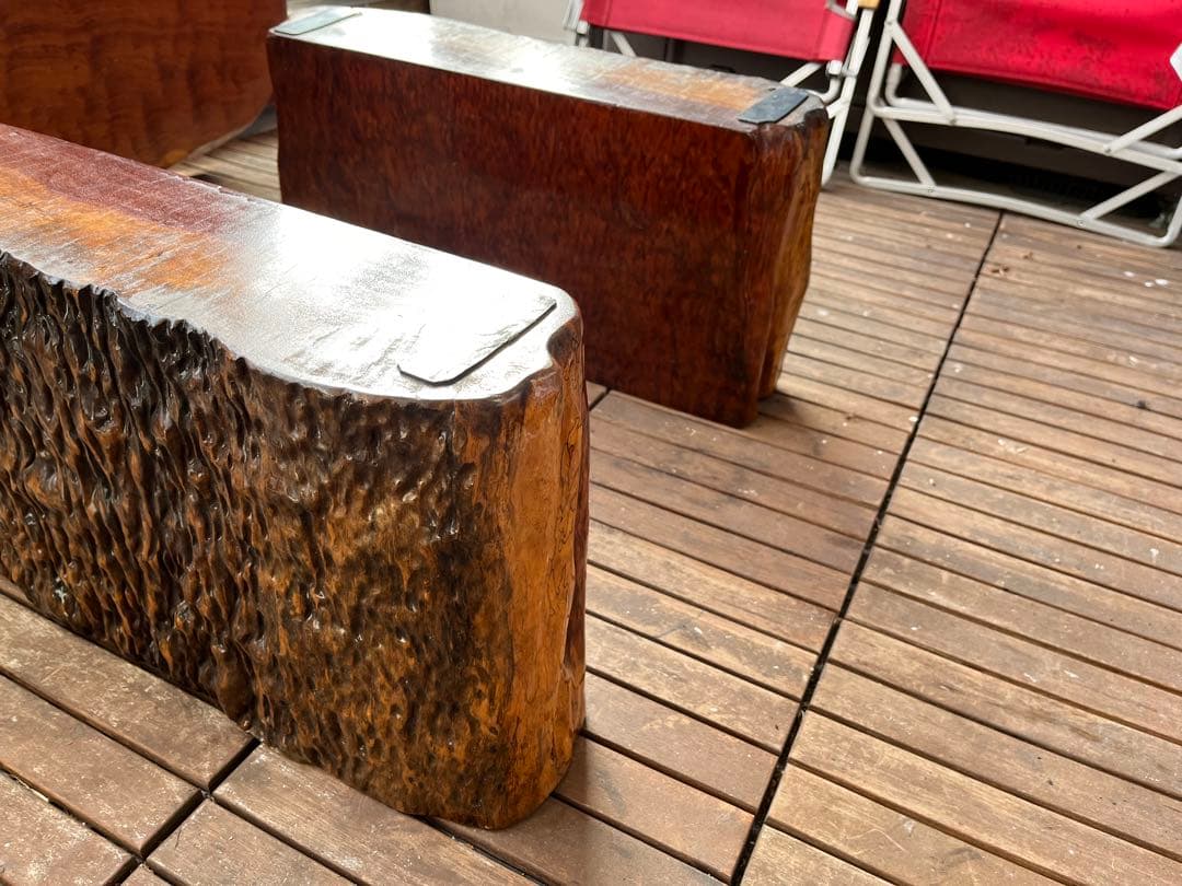 一枚板　仕上げ済　ブビンガ　ケヤキ　ウォルナット　トチ