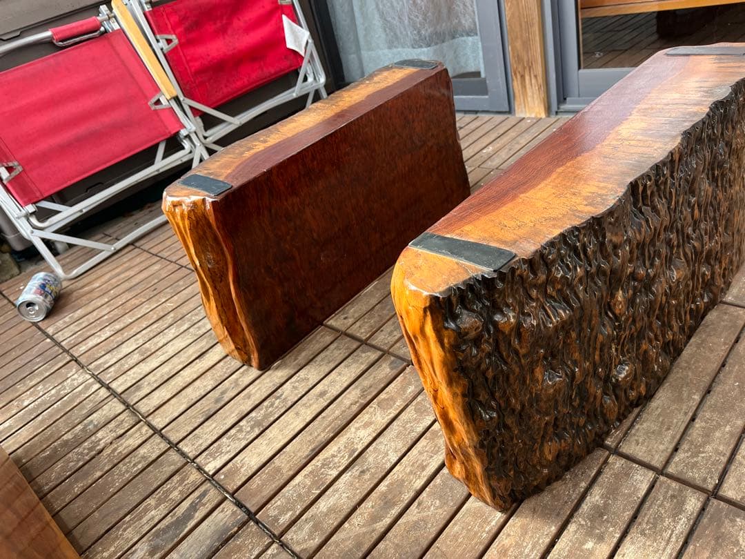 一枚板　仕上げ済　ブビンガ　ケヤキ　ウォルナット　トチ