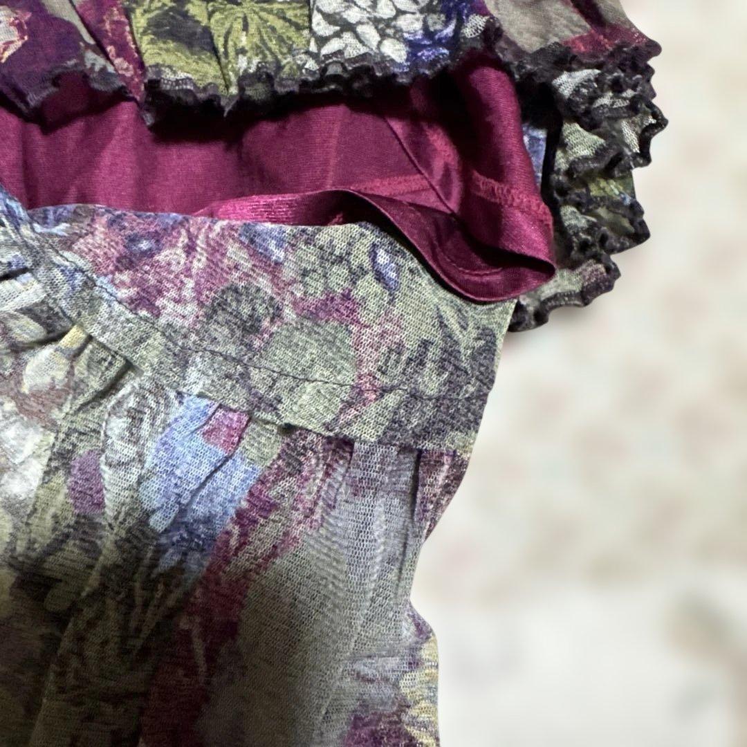 Jean Paul GAULTTER 花柄　変形スカート