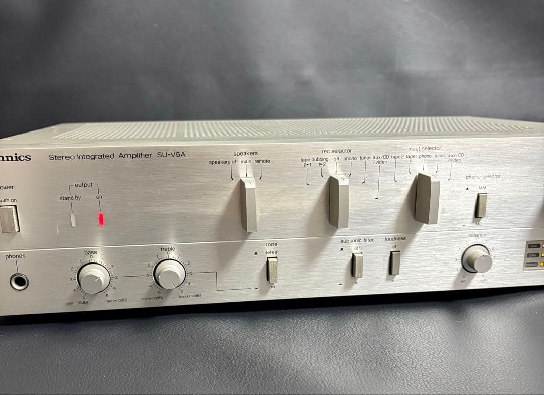 【通電確認済】テクニクス　Technics SU-V5A　アンプ