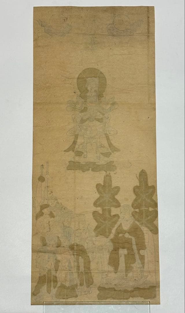 「合羽刷り 多賀大社 伊奘諸尊」彩色木版刷 1枚古典籍江戸時代仏教美術神社神道