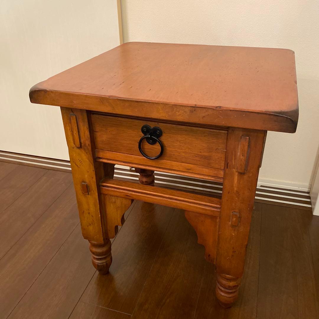 お値下げ⭐︎ベルメゾン　サイドテーブル　アンティーク風