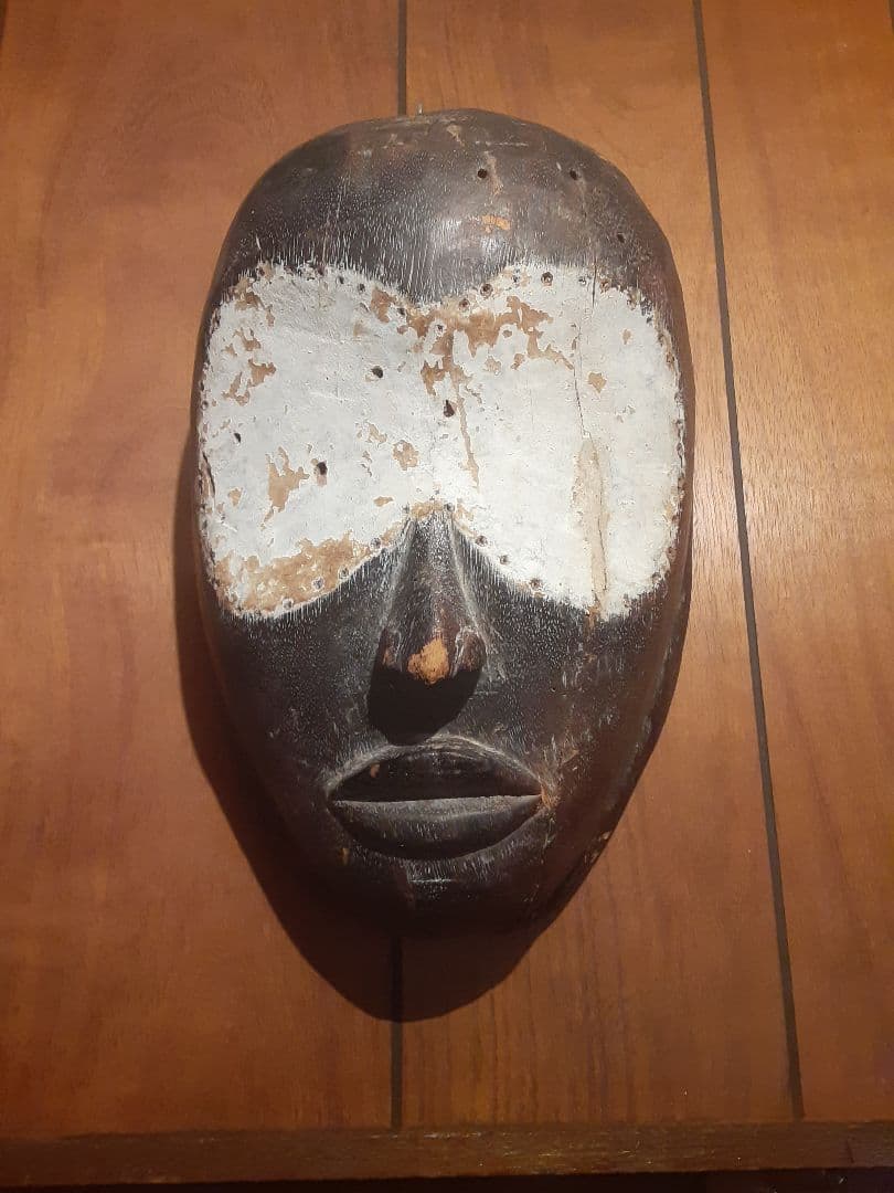 珍品　アフリカ　マスク　呪術　神像　呪像