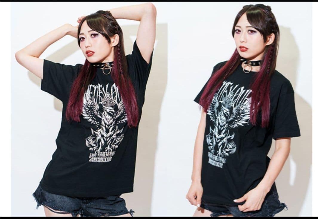 【ラスト一点】スターダム　上谷沙弥　フェニックスクイーンTシャツ　Lサイズ