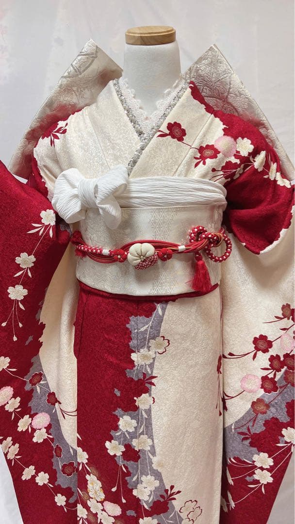 振袖 正絹 成人式　振袖6点セット　振袖フルセット