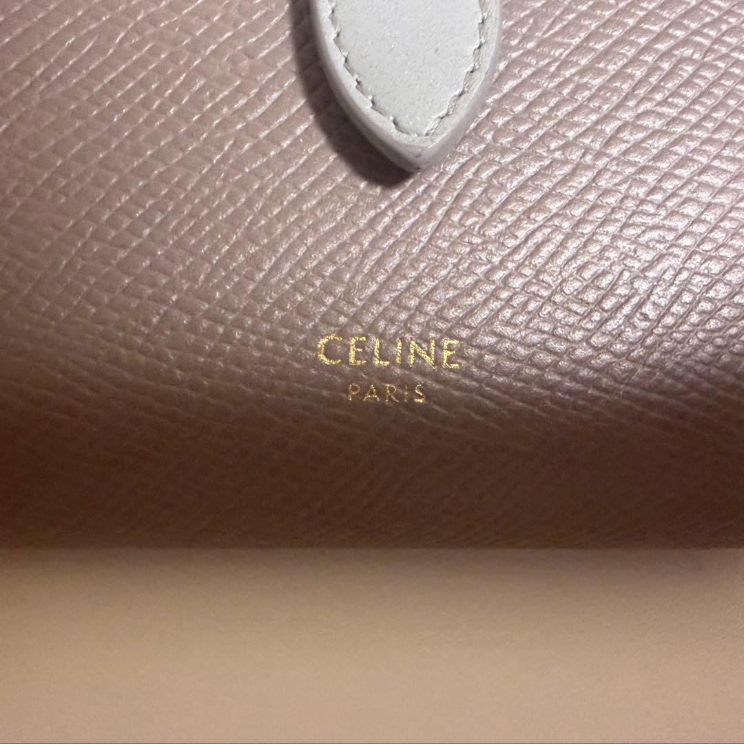 セリーヌ レザー　スモールストラップ ウォレット　財布