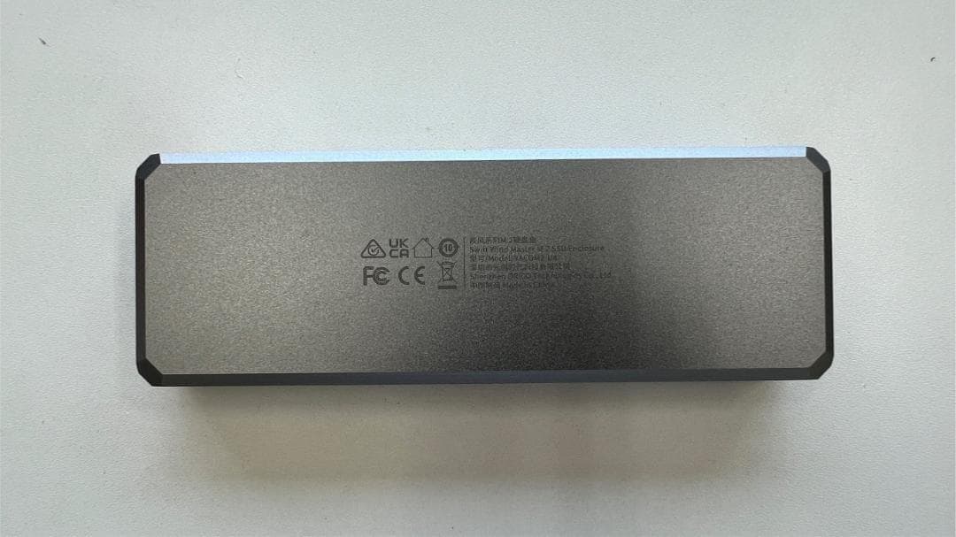 ORICO M.2 SSD 外付けケース【USB4 40Gbps超高速】工具不要