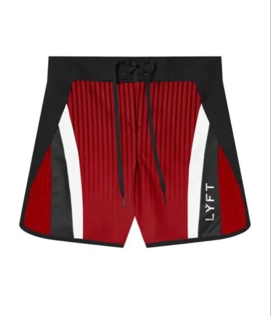 LYFT 競泳水着 Lサイズ レッド　新作　売り切れ商品