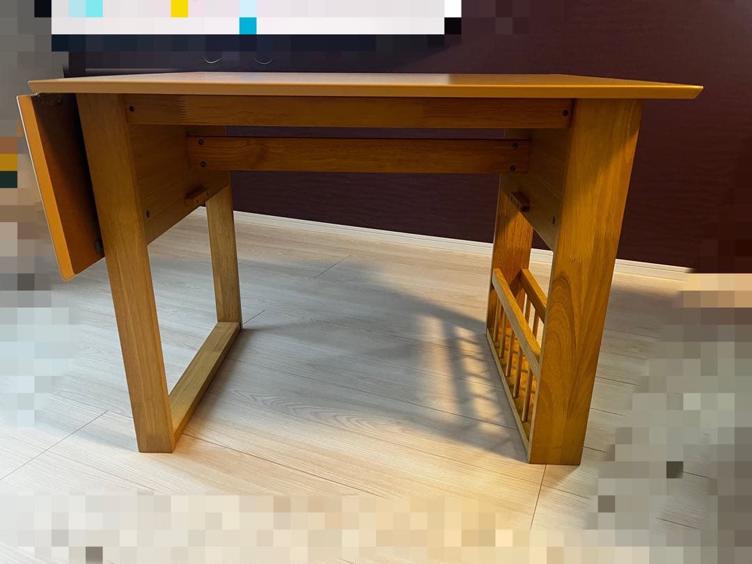 【引き取り限定】ニトリ　伸長式ダイニングテーブル3点セット