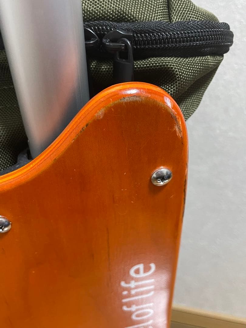 スケボー★スケートボード★キャリーバック カーキオレンジ