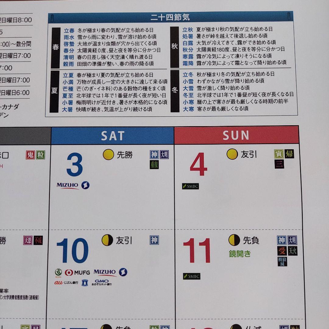 2026年　株主優待　壁掛け大判カレンダー　2部まとめ売り