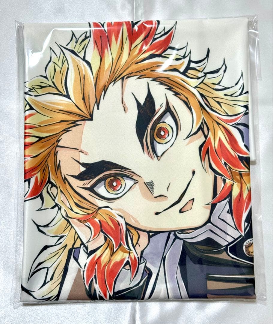 鬼滅の刃　コミケ　煉獄杏寿郎　寝そべりイラスト　布ポスター　ショッパー　うちわ