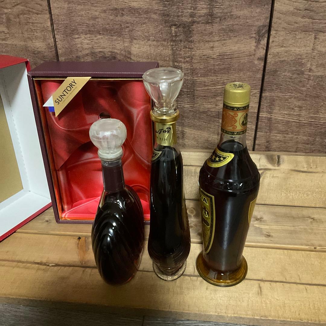 ブランデー3本　古め　サントリーXO デラックス　メタクサ